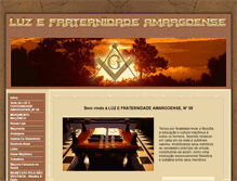 Tablet Screenshot of luzefraternidadeamargoense.mvu.com.br